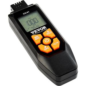 Monitor Digitale Portatile per Gas CO, Gamma 0-1000PPM, Misuratore di Qualità dell'Aria con Rilevamento Temperatura e Avviso Sonoro e Luminoso, Indicatore Digitale - Product Image 1