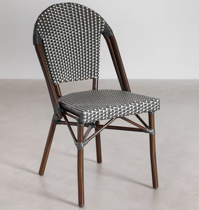 Moderne Minimaliste Scandinave Parc Chaise En Bois Confortable En Cuir Métal Rotin Salle À Manger Meubles Maison En Plein Air Jardin Mariages - Product Image 1