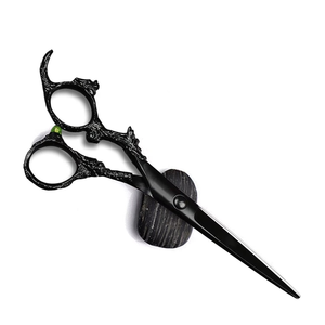 Tijeras de Entresacar Profesionales de Acero Inoxidable Black Dragon para Peluquería y Barbería, Juego para Diestros con Mango de Dragón, Premium, Afiladas, 30 - Product Image 2