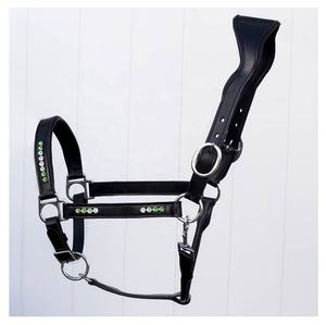 Vente en gros de luxe personnalisé anatomique équitation cuir licou cheval cuir licou - Product Image 6