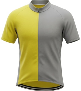 เสื้อจักรยานแขนสั้นสีพื้น ระบายอากาศ แห้งเร็ว ผลิตจากโพลีเอสเตอร์ 100% รุ่นล่าสุด รับผลิตตามแบบ (OEM) ขายส่งสำหรับนักปั่นจักรยานชาย - Product Image 4