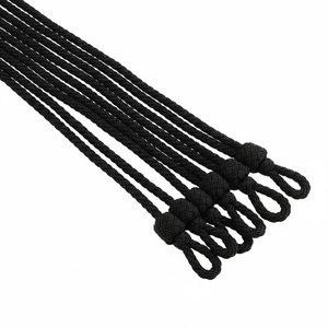 Cordons de chapeau torsadés en viscose à finition enduite, style classique personnalisable, les plus vendus, pour casquettes à visière d'officier - Product Image 4