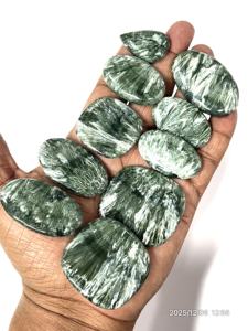 Seraphinite Natural, Gema Suelta en Cabujón, Formas y Tamaños Variados, Grado AAA, Cambio de Color, para Joyería - Product Image 5