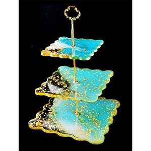 Artistic Table Display Resin <b>Cake</b> Stand Essential <b>Cake</b> <b>Decorating</b> <b>Supply</b> - Product Image 1