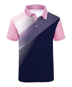 เสื้อโปโลผู้ชายสไตล์ใหม่ปี 2025 แขนสั้น แห้งเร็ว ใส่สบายในฤดูร้อน ลายสีตัดกัน แบบเรียบง่าย ราคาขายส่ง - Product Image 1