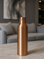 Bouteille d'eau en cuivre, design oriental, thermos portable, utilisation en voyage