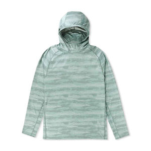 Chaqueta de Pesca con Capucha de Manga Larga Unisex, Estampado de Camuflaje, UPF 50, Anti-UV, Secado Rápido, Ropa de Exterior para Adultos - Product Image 1