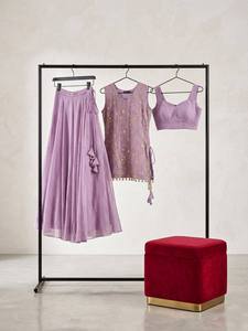 Ensemble Kurta Lehenga et Dupatta en Soie Élégante, Infroissable et à Séchage Rapide pour Mariage, Fête et Tenue de Cérémonie – Vente en Gros Mondiale - Product Image 6