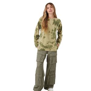 Camisas de Manga Larga para Mujer, Diseño de Moda Urbana, Corte Regular, Transpirables, Sublimadas con Lavado Ácido, al por Mayor - Product Image 2