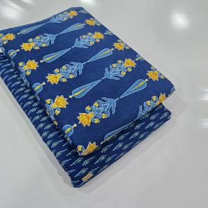 Tissu imprimé Jaipuri 100% coton de qualité supérieure, largeur 44 pouces, densité personnalisée [5 MÈTRES DÉTACHÉS + 5 MÈTRES ASSORTIS] Commande minimum 10 mètres - Product Image 1
