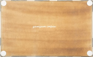 Bandeja de servicio con incrustaciones de resina con patrón 3D hecho a mano | Bandeja rectangular decorativa para el hogar, la cocina y el regalo - Product Image 4
