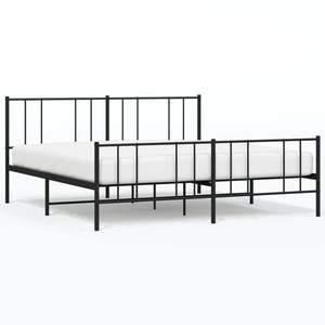 Base de Cama de 76 x 80 Pulgadas, Estructura de Metal de Acero con Recubrimiento en Polvo Negro - Product Image 2