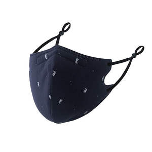 Masque facial intégral tendance et respirant en coton 100% réutilisable avec boucles d'oreille ajustables et logo personnalisé - Product Image 2