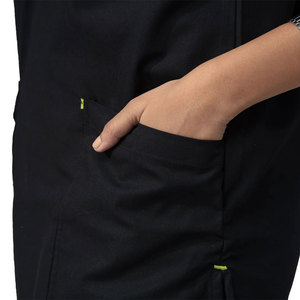 Conjunto de Uniforme Médico Personalizado para Mujer, Top Elástico con Pantalones con Cordón, Ropa de Trabajo Médica Profesional al por Mayor - Product Image 4