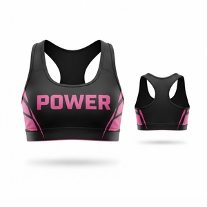 Sujetador Deportivo MMA para Mujer, Personalizado con Sublimación, de Alta Sujeción, Transpirable, de Tela Elástica, para Entrenamiento Atlético, Gimnasio y Fitness - Product Image 1