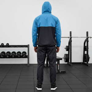 Veste de sauna personnalisable en gros pour hommes, ensemble 2 pièces pour la perte de poids et la gym, usage domestique - Product Image 2