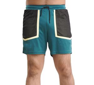 Short de sport de basket-ball décontracté pour hommes Logo personnalisé de haute qualité Coupe ample Confortable Couleur unie High Street Couleur unie - Product Image 1