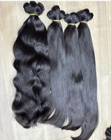 Cheveux vierges vietnamiens non traités en lots, super double drawn, single drawn, double trame machine, 100% cuticules alignées, lace front
