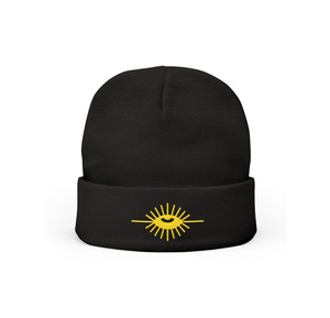 Knights of the All Seeing Eye Knit Beanie Custom Embroidery Masonic Symbol <b>Winter</b> <b>Cap</b> - Product Image 1