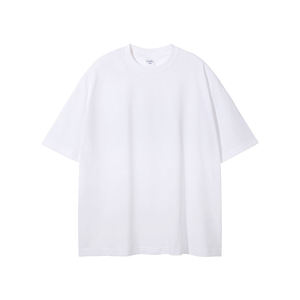 T-shirt surdimensionné pour homme, coupe ample, en coton, respirant, confortable, streetwear, pour un usage quotidien décontracté - Product Image 1