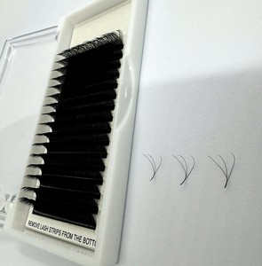 Meilleures ventes : Plateau de cils professionnels en gros W Lash 3D 4D 5D, épaisseur 0.07, longueur 8-20mm, Easy Fan, en fibre synthétique PBT, Marque privée - Product Image 4