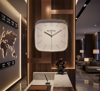 Horloge murale au design minimaliste, style nordique, silencieuse, moderne et créative, pour salon, chambre à coucher, restaurant