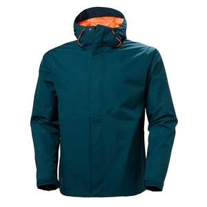 Men Waterproof Outdoor Hiking Running Camping <b>Jackets</b> Men's <b>Light</b> <b>Weight</b> Full Zipper Polyester Spandex Rain Coats - Product Image 1