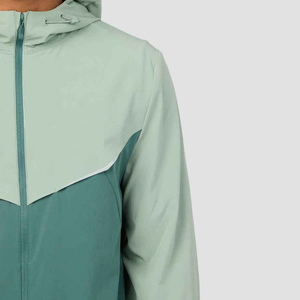 Ensemble de survêtement coupe-vent léger à capuche pour homme, design personnalisé, fermeture éclair, 100 % nylon respirant, vêtements de sport pour homme - Product Image 6
