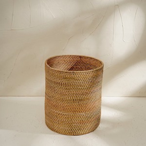 Macetero Grande de Ratán para Jardines, Entradas, Cafeterías, Interiores y Exteriores, Decoración Boho para el Hogar, Macetero Rústico y Estilo Farmhouse de la India - Product Image 4
