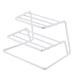 OEM/ODM Vietnam 2/3 Tier Metal Corner Storage <b>Rack</b> <b>Plate</b> Organizer Kitchen Countertop Shelf Stand - Product Image 2