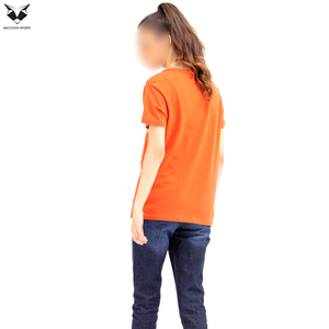 Camisetas de Cuello Redondo Color Naranja para Mujer, Manga Corta Casual, 100% Algodón, Producto de la Mejor Calidad, Camisetas para Actividades al Aire Libre - Product Image 2