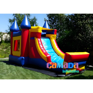 Bouncing thương mại nhảy bouncy lâu đài Inflatable Bouncer trượt nước nhà bị trả lại với hồ bơi - Product Image 4