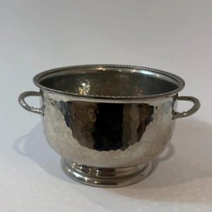 Excellent Polished Silver Stainless Steel Ice Bucket With Lid & Handles Wall Insulated Wine Champagne <b>Cooler</b> Beverage Tub - Product Image 1
