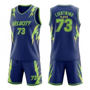 Nueva Llegada, Conjunto de Camiseta de Baloncesto Estampada Unisex de Talla Grande para Adultos, Diseño Antibacterial de Secado Rápido y Transpirable, Calidad Superior - Product Image 6