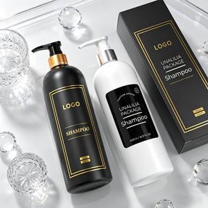 500ml HDPE Plastic Cosmo Round Pump Bottle for Shampoo Hair Care <b>Conditioner</b> Body Wash Custom Cosmetic Packaging Wholesale - Product Image 4