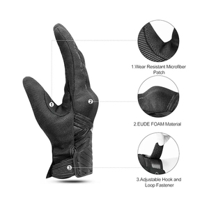Full Finger Touch Screen Motorbike Gloves Available in All Sizes Premium Quality Custom Color Motorbike Leather Gloves - Product Image 6