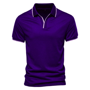 Camiseta Polo Personalizada de Alta Calidad para Hombre, Manga Corta, Corte Ajustado, Informal, para Negocios, Golf - Product Image 4
