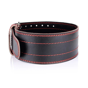 Custom Leather Powerlifting Waist <b>Belt</b> <b>Men</b> Double Prong Buckle Gym Strength Training Fitness Wholesale Supplier OEM Gym Gear - Product Image 3