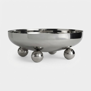 Cuenco decorativo de lujo con diseño de hojas doradas, plato metálico texturizado poco profundo, centro de mesa de aluminio para decoración de mesa del hogar, boda - Product Image 5
