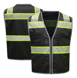 Chaleco de Seguridad Transpirable para Hombre, Alta Visibilidad, Cinta Reflectante, Diseño Multibolsillos para Equipos de Respuesta a Emergencias - Product Image 1