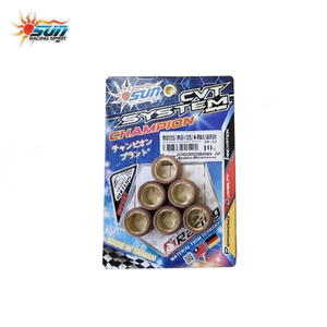 SUN RACING WRL2012-10 Nuevo Kit de Rodillos CVT de 20x12mm 10G para Yamaha MIO125/MIOi125/NMAX155/AEROX155 Hecho en Taiwán 6 Piezas - Product Image 6