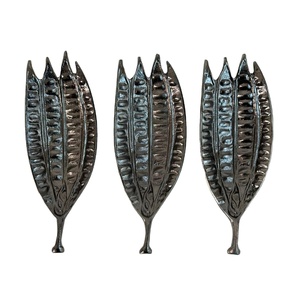 Ensemble de 3 bols à fruits secs en aluminium R.B Overseas pour la maison et les fêtes, fabrication artisanale au prix le plus bas - Product Image 1