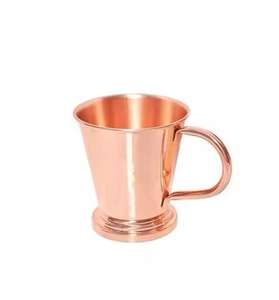 Ensemble de 2 mugs en cuivre pur, finition martelée, design unique, pour fêtes, hôtels, Moscow Mule - Product Image 4