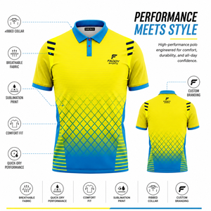 High Quality Custom Sublimated <b>Men</b> Sports Polo <b>Shirt</b> Quick Dry Breathable Golf Tennis Team Uniform Training Jersey Athletic Top - Product Image 5