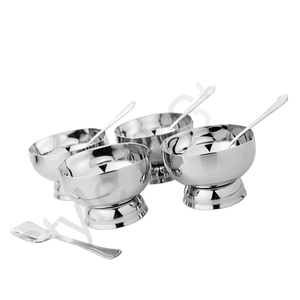 Taza de helado de diseño, tazón pequeño de acero inoxidable, personalizado de alta calidad - Product Image 1