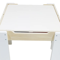Ensemble chaise et table multi-activités en bois pour enfants et tout-petits enfants d'âge préscolaire garderies salles de jeux salons