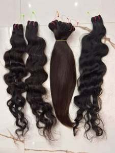 Extensiones de Cabello Indio Virgen de Doble Trama Premium, Volumen Completo, Rizado Natural, Directo de Exportador de la India al Mejor Precio - Product Image 4