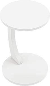 Wooden C Shaped Side Table for <b>Sofa</b> & <b>Bed</b> | Solid Wood Laptop Table | <b>Space</b> <b>Saving</b> End Table for Living Room, Bedroom & Office - Product Image 2