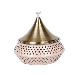 Nouvelle casserole en métal Hotpot casserole forme ronde table avec support pour Pot meilleure qualité à la main luxe minimaliste couleur boîte - Product Image 1