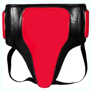 Leather Groin Guards High Quality Customizable Athletic Protective Cup Sports Training Safety Gear Adjustable Groin Guard - Product Image 1